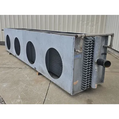 Used Krack Corp Air-Cooled Evaporator Coil Refrigeration Heat Exchanger