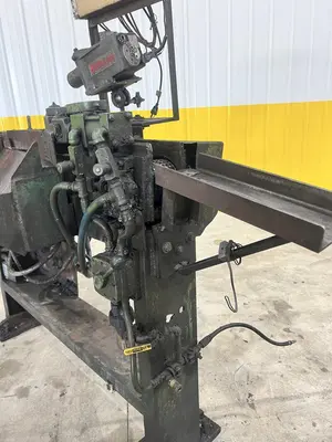 INFEED BILLET CONVEYOR WITH WILLIAMSON PYROMETER HEAT DETECTOR: STOCK #21084