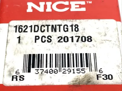 New | in-Stock NICE 1621DCTNTG18, 201708 Bearings Michigan US | Maverick Industrial Sales #1401967