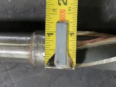 1-1/8" HSS Spiral Flute Taper Shank Reamer