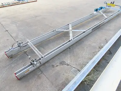 Unified 500 Lb Freestanding Bridge Crane Workstation 14' 9" Span 19' Runway