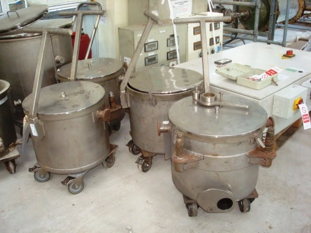 60L Talleres Miralles Open Top Trolley Tanks