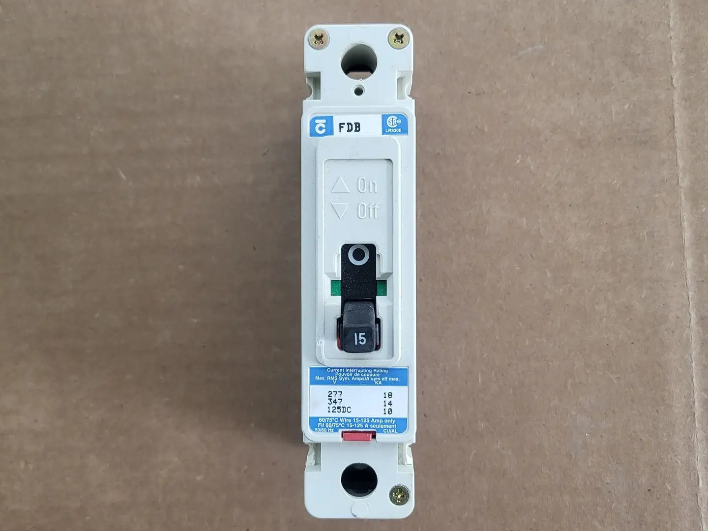 USED CUTLER-HAMMER FDB1015