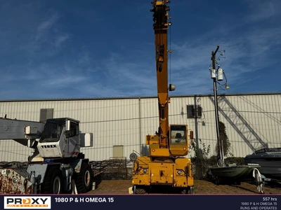 Used 1980 P & H OMEGA 15 Rough Terrain Cranes Texas US | Proxy Equipment #1455721
