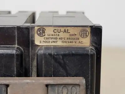100 Amp, 2 Pole, 120/240 Volts Circuit Breaker