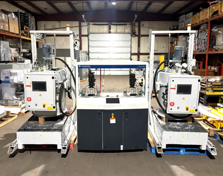 Used SCHEUGENPFLUG LIQUID MATERIAL MIXER & BARREL AGITATOR SYSTEM Misc Industrial Equipment | Maverick Industrial Sales #1117332