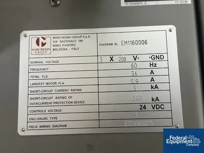 USED Marchesini Marchesini Cartoner, Model MA80