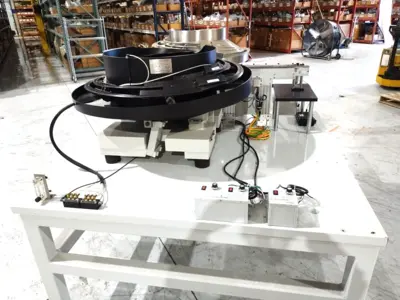 USED AUTOMATION FEED SYSTEMS VIBRATORY FEEDER BOWLS, 16002-1