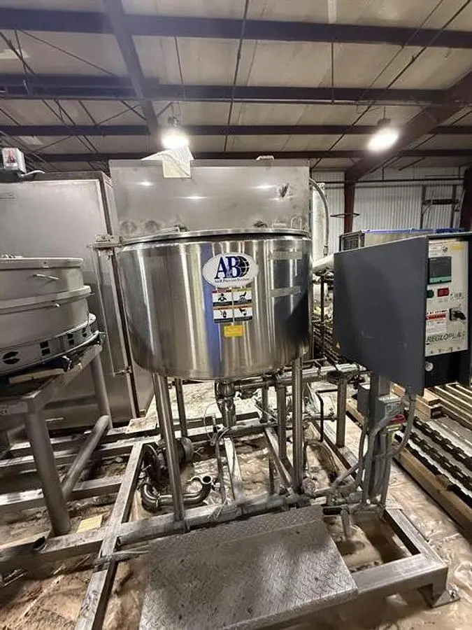 AB Process 150 Gallon SS jacketed and Mixing Kettle