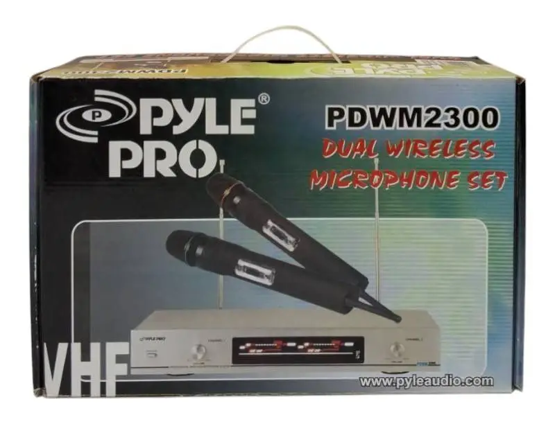 Pyle Pro PDWM2300 Dual Wireless Microphone Set