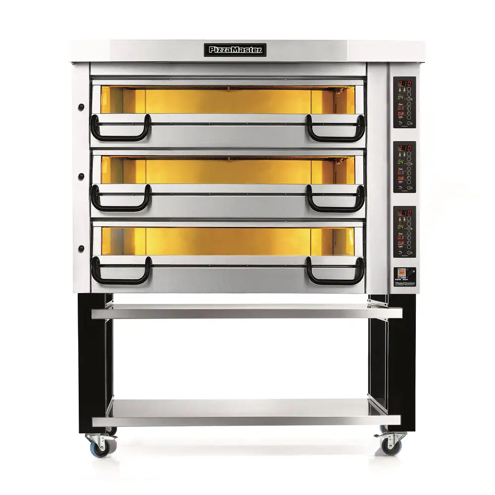 Pizzamaster 800 Series Floor Model Triple Multi-Purpose Deck Oven - 208v (PM 833ED)