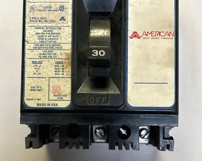 Used AMERICAN NE331030 Miscellaneous Equipment (Electrical & Power) Ohio US | Surplus Asset Holdings #1238631