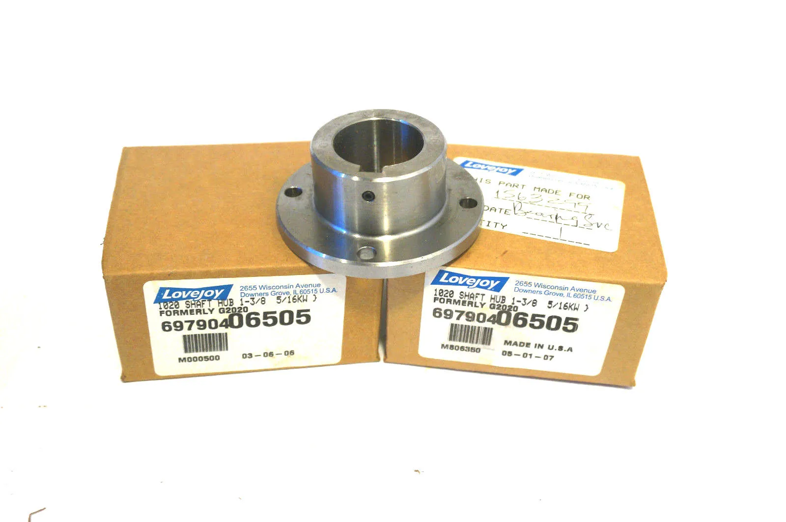 2 NEW LOVEJOY 69790406505 SHAFT HUB