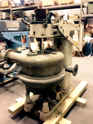 Dorr-Oliver H-20 nozzle centrifuge, 316SS.