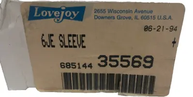 NEW LOVEJOY 685144 COUPLING SLEEVE 35569