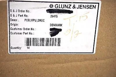 NEW GLUNZ & JENSEN MPU / 26415 PC BOARD REV.B 26415 MPU26415