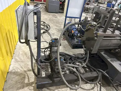 200 TON (2-3/8" TO 9-5/8") DIAMETER TRUE GRIT MODEL CT200 HYDRAULIC TUBE & PIPE PUSH POINTER / END FORMER/ SWAGING PRESS: STOCK #22399
