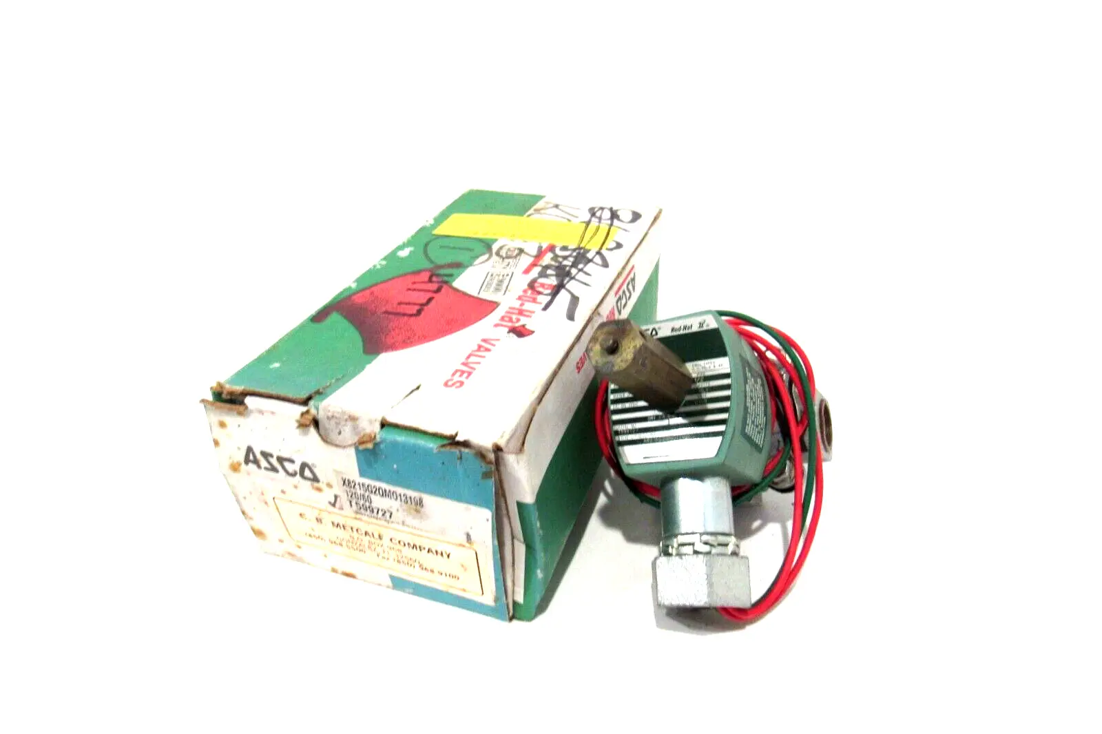 NEW ASCO X8215G2QM013198 SOLENOID VALVE 120/60
