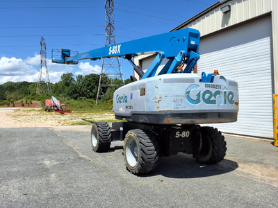 Used 2017 Genie S-80X Telescopic Boom Lifts North Carolina US | Stack Equipment #1362057