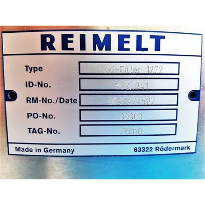 USED REIMELT GMBH 1272