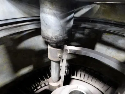 Sharples SP-5500 solid bowl basket centrifuge, 316SS.