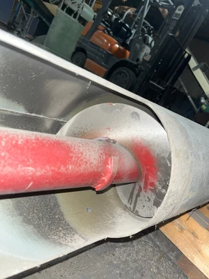 Screw Auger 20 ft long 8 in tube material Conveyor