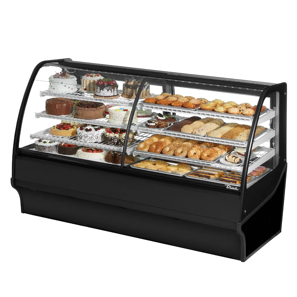 Used True TDM-DZ-77-GE/GE-B-W Display Refrigerators Illinois US | Falcon Restaurant Supply #1373829