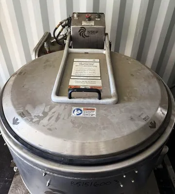 North Star 755 XP perforate basket centrifuge, 304SS.