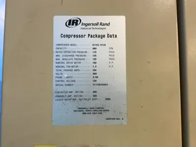Used INGERSOLL RAND R110IW125 Miscellaneous MRO Ohio US | HGR 24 #1048056