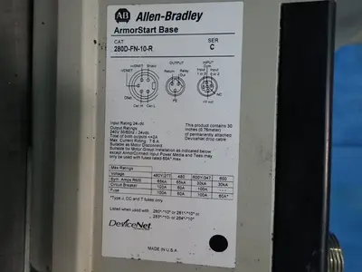 USED ALLENBRADLEY 280DF12Z10CGRW3P1