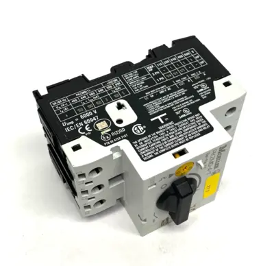 USED MOELLER TRANSFORMER-PROTECTIVE CIRCUIT BREAKER 3-POLE W/ NHI11-PKZ0
