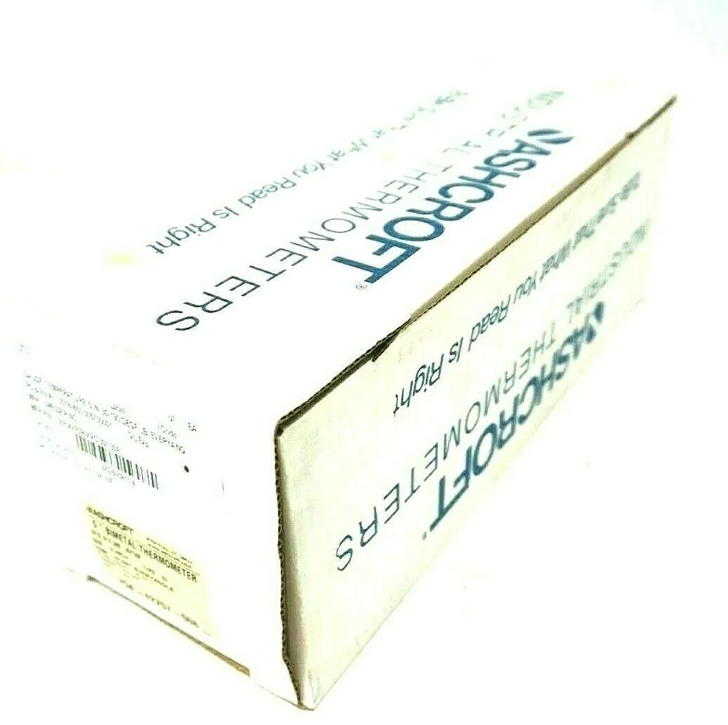 NEW ASHCROFT 50-EI-42-E-090 30/130F BIMETAL THERMOMETER 5" 50EI42E09030120F