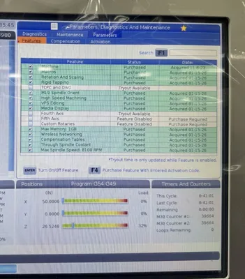 2021 HAAS VF-10/40 Vertical Machining Centers | Clark Machinery Sales, LLC (10)