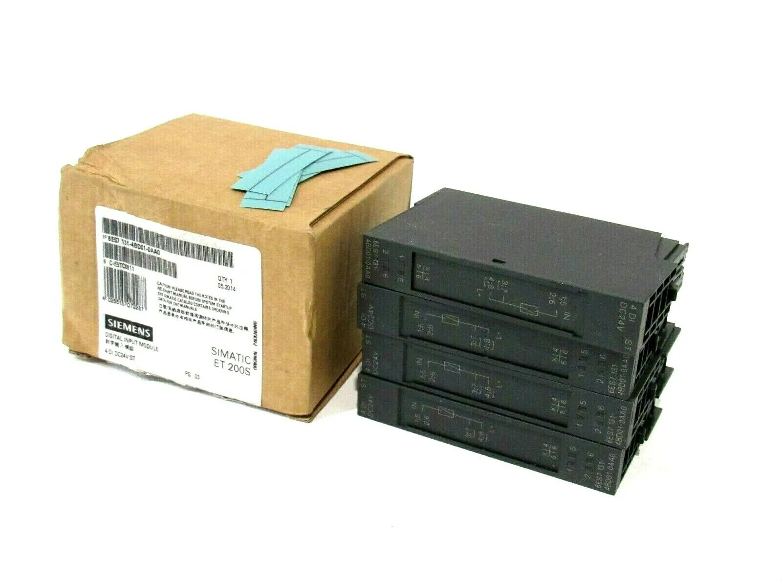 LOT OF 4 NEW SIEMENS 6ES7 131-4BD01-0AA0 INPUT MODULE 6ES71314BD010AA0
