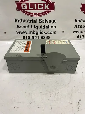 Eaton Cutler-Hammer DG322NGB 60A 3 Pole Safety Disconnect Switch 120V 240V