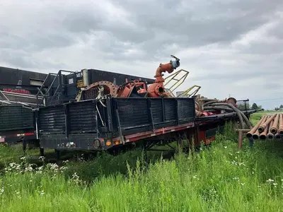 Used 2000 FONTAINE HFTW-5-10045FK FLATBED TRAILER Flatbed Trailers Pennsylvania US | East West Machinery & Drilling #1417069