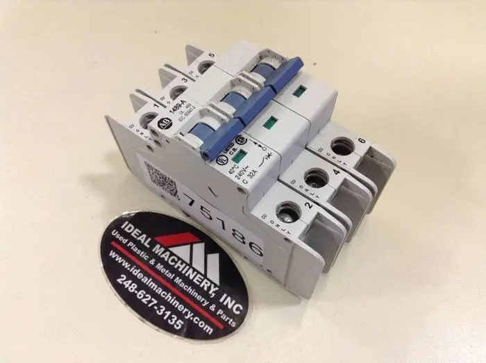 Used ALLEN BRADLEY 1489-A3C320 SER A Circuit Breakers Michigan US | Ideal Machinery #602767