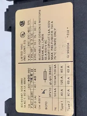 USED SIEMENS 3RT1035-1AK60