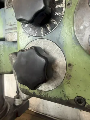 5' X 15" WEBO RADIAL ARM DRILL. STOCK # 0222126