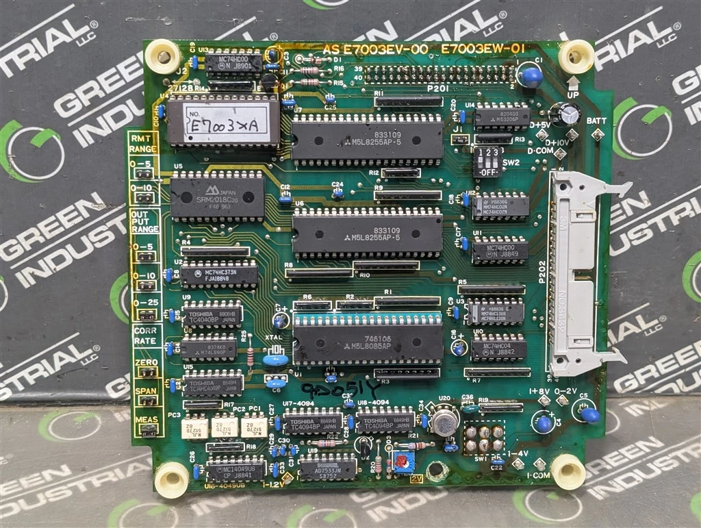 Yokogawa AS E7003EV-00 E7003EW-01 Zirconia Analyzer Control Board Used