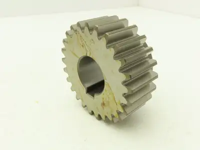 KHK MSGB2.5-25 Ground Spur Gear 25 Tooth 25mm Bore x 67mm OD Gear 25mm Width
