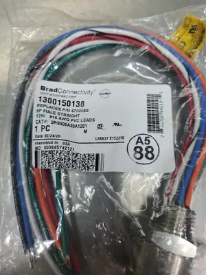 BradConnectivity 1300150138 9-Pin 12" Male Receptacle. 5D-35/7