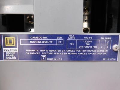 Square D NA Electrical Panel & Distribution Boards | Equipment Recovery Corp. (4)