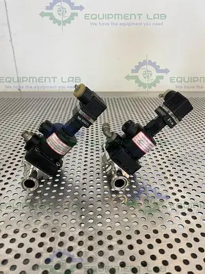 USED LOT OF 2 - GEMU 3/4" DIAPHRAGM VALVE W/  POSITION INDICATOR