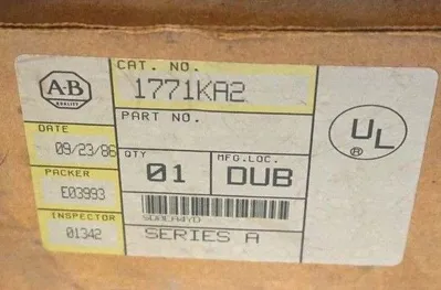 NEW ALLEN BRADLEY 1771-KA2 SER. A ADAPTER MODULE 1771KA2