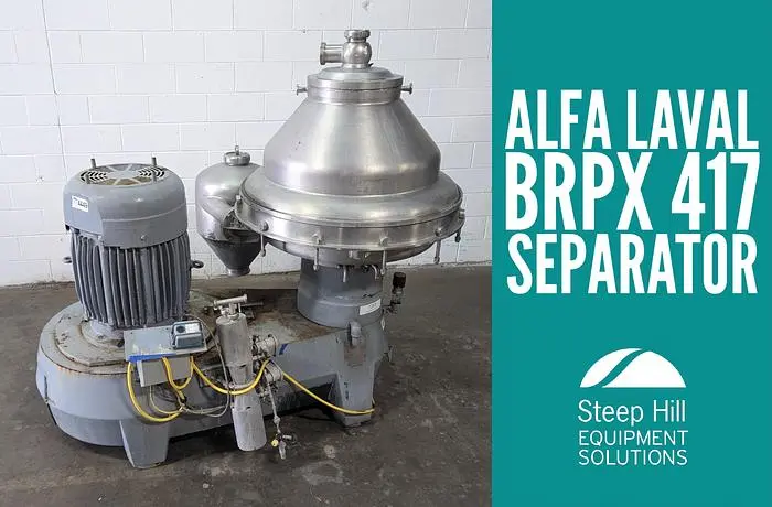 Used ALFA LAVAL BRPX 417 Separators | Steep Hill Equipment Solutions #773384