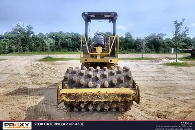 Used 2008 CATERPILLAR CP-433E Vibratory Rollers Texas US | Proxy Equipment #1385013