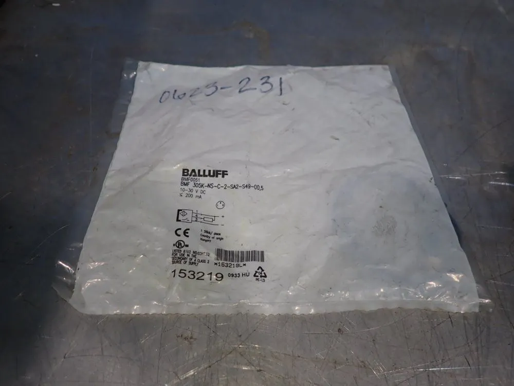 Used BALLUFF BMF0051 Proximity Sensors Ohio US | HGR 24 #798855