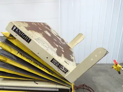 Knight LT3448 Pneumatic Lift Tilt Table Tote Tipper 4000lb 45° Degree 48x34" Top
