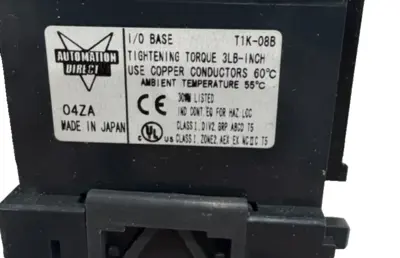 NEW AUTOMATION DIRECT TERMINATOR I/O T1K-08ND3 INPUT MODULE 8-POINT 12-24 V